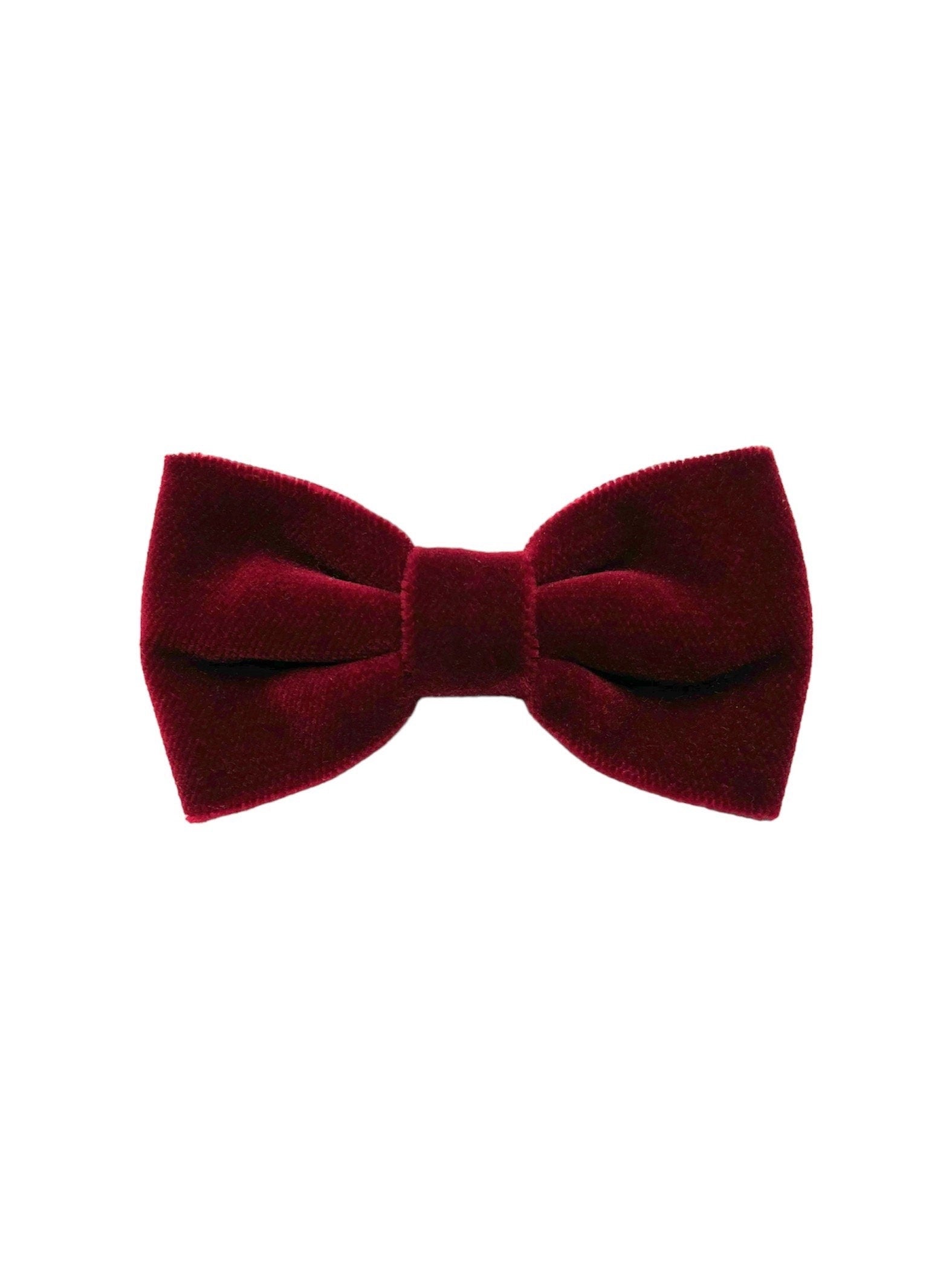 Man Velvet and Wool Bow Tie