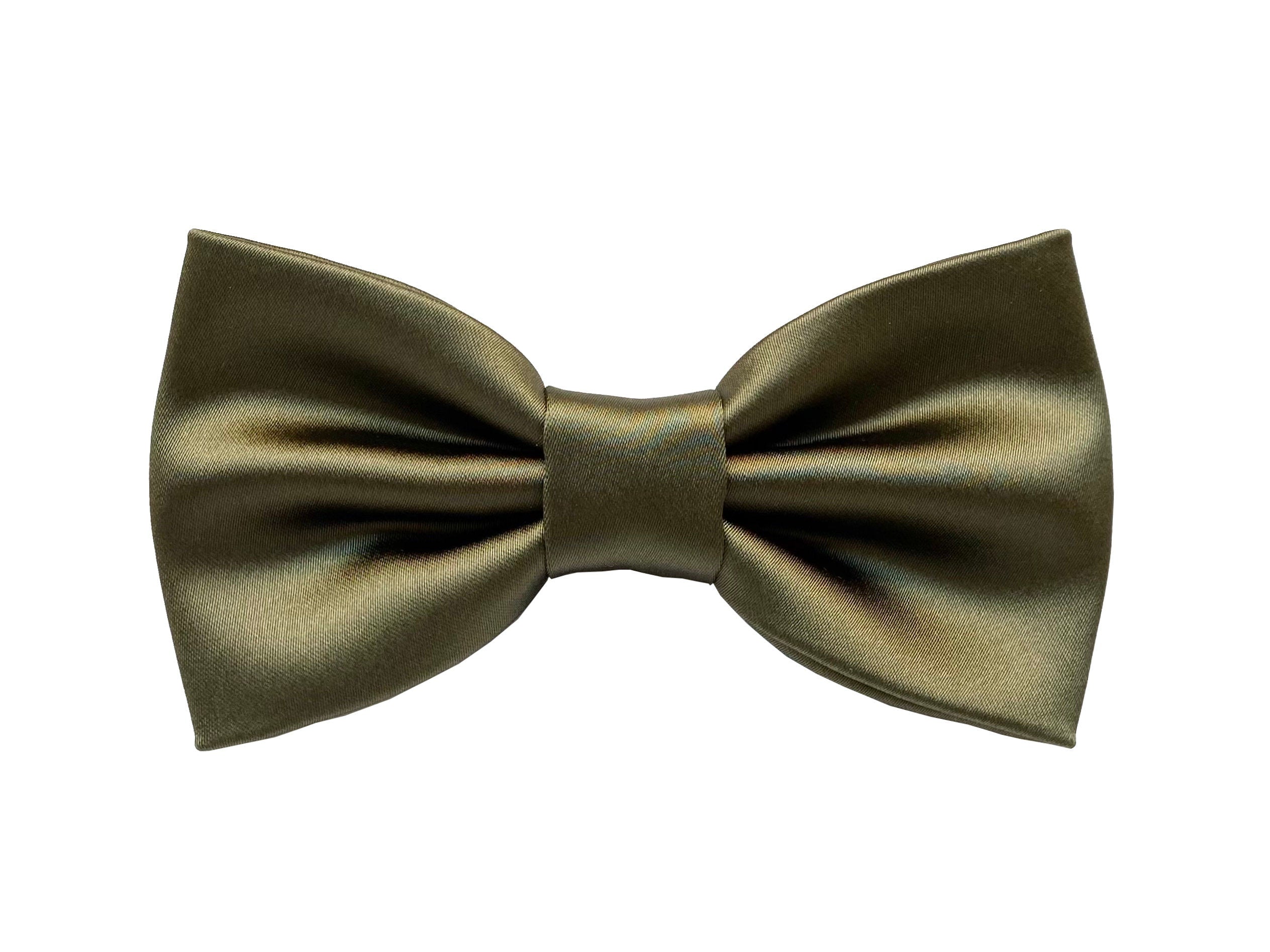 Papillon verde oliva in rasone, papillon per uomo verde militare, papillon sposo e testimoni, cravatta per matrimonio autunno inverno 2025