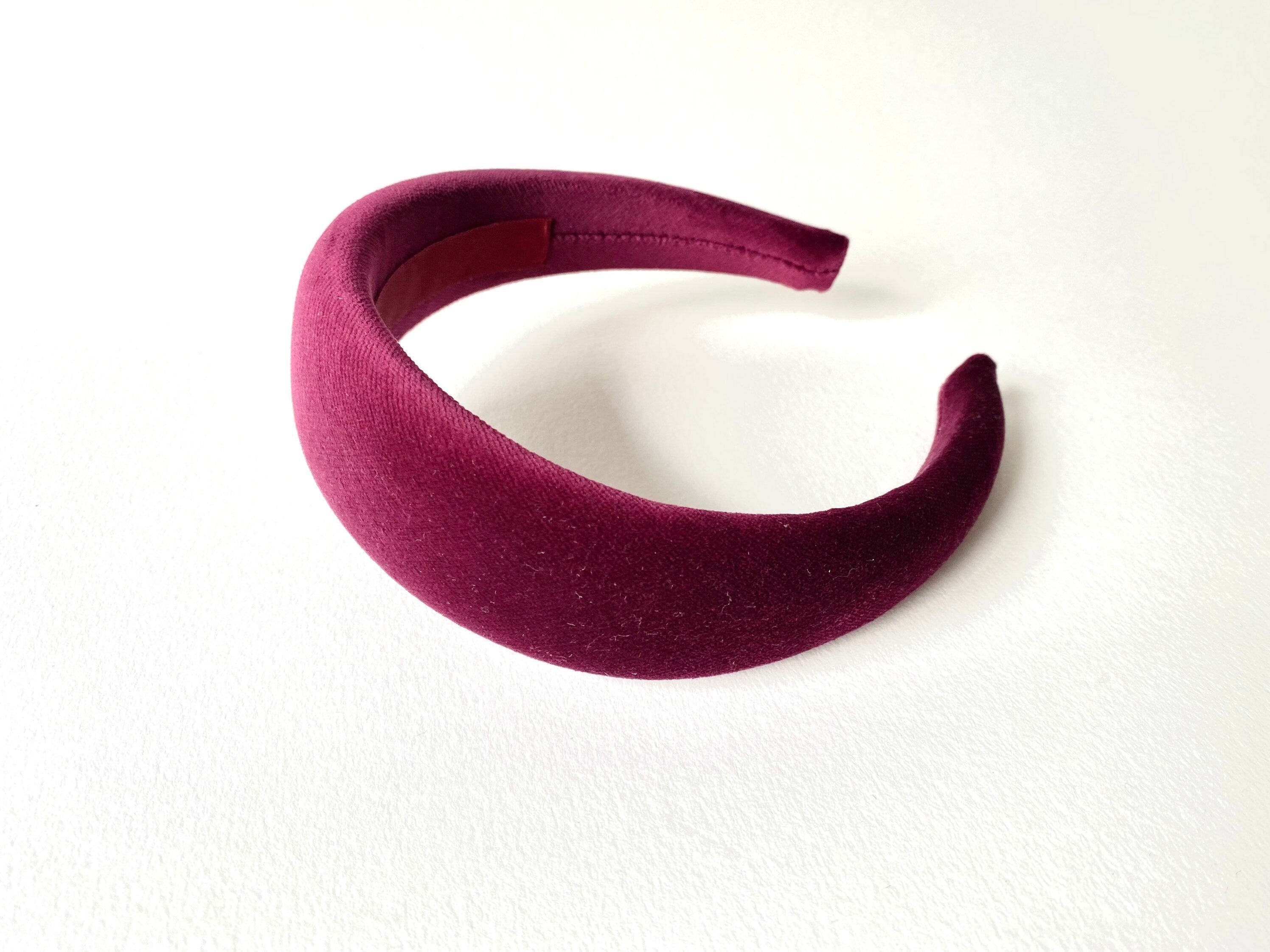Cerchietto imbottito in velluto per donna. Cerchietto per capelli modello bombato, cerchietto donna in velluto,idea regalo per ragazza,mamma