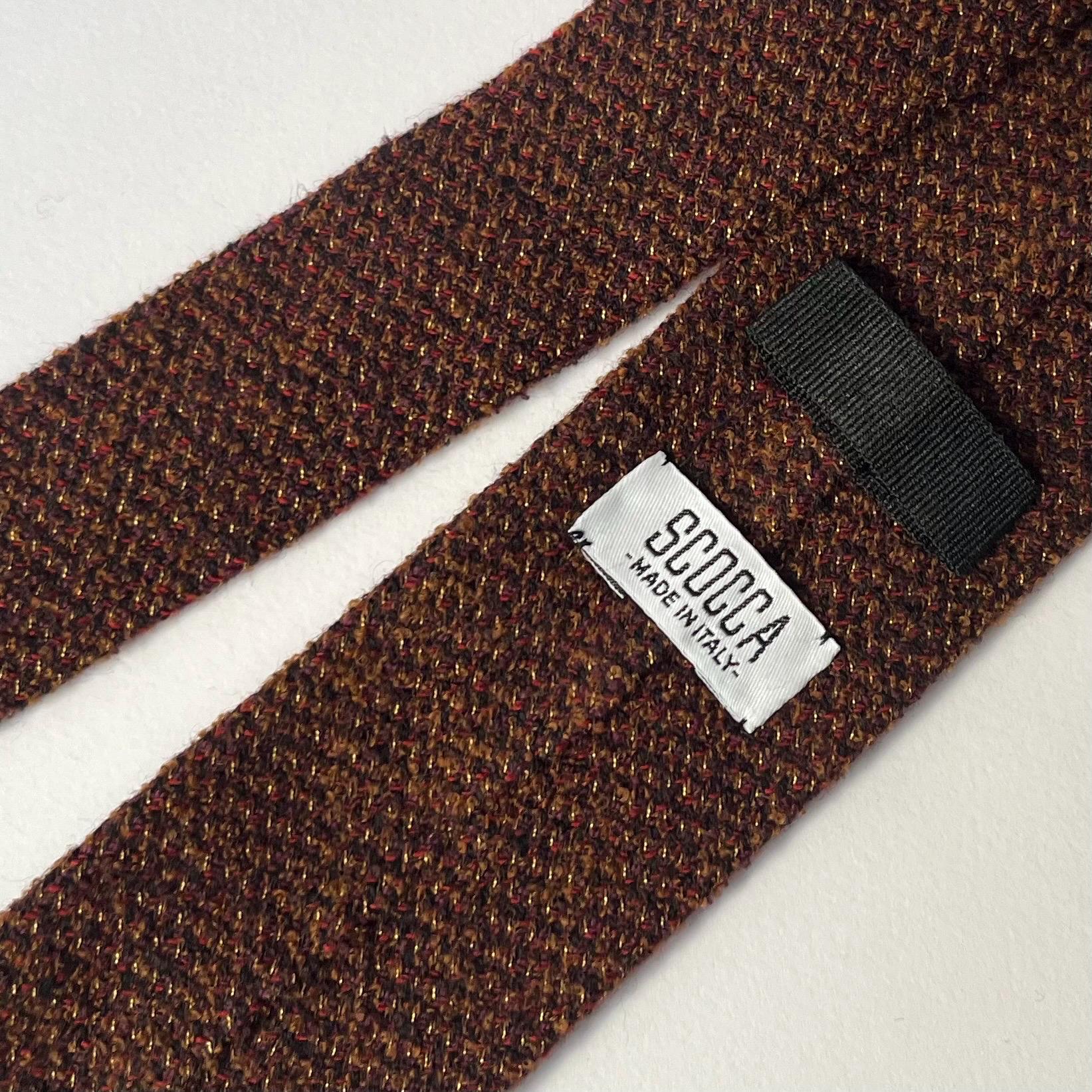 Cravatta in lana per uomo, cravatta invernale, cravatte uomo, idea regalo per lui, regalo uomo, cravatta sartoriale stile italiano,moda uomo