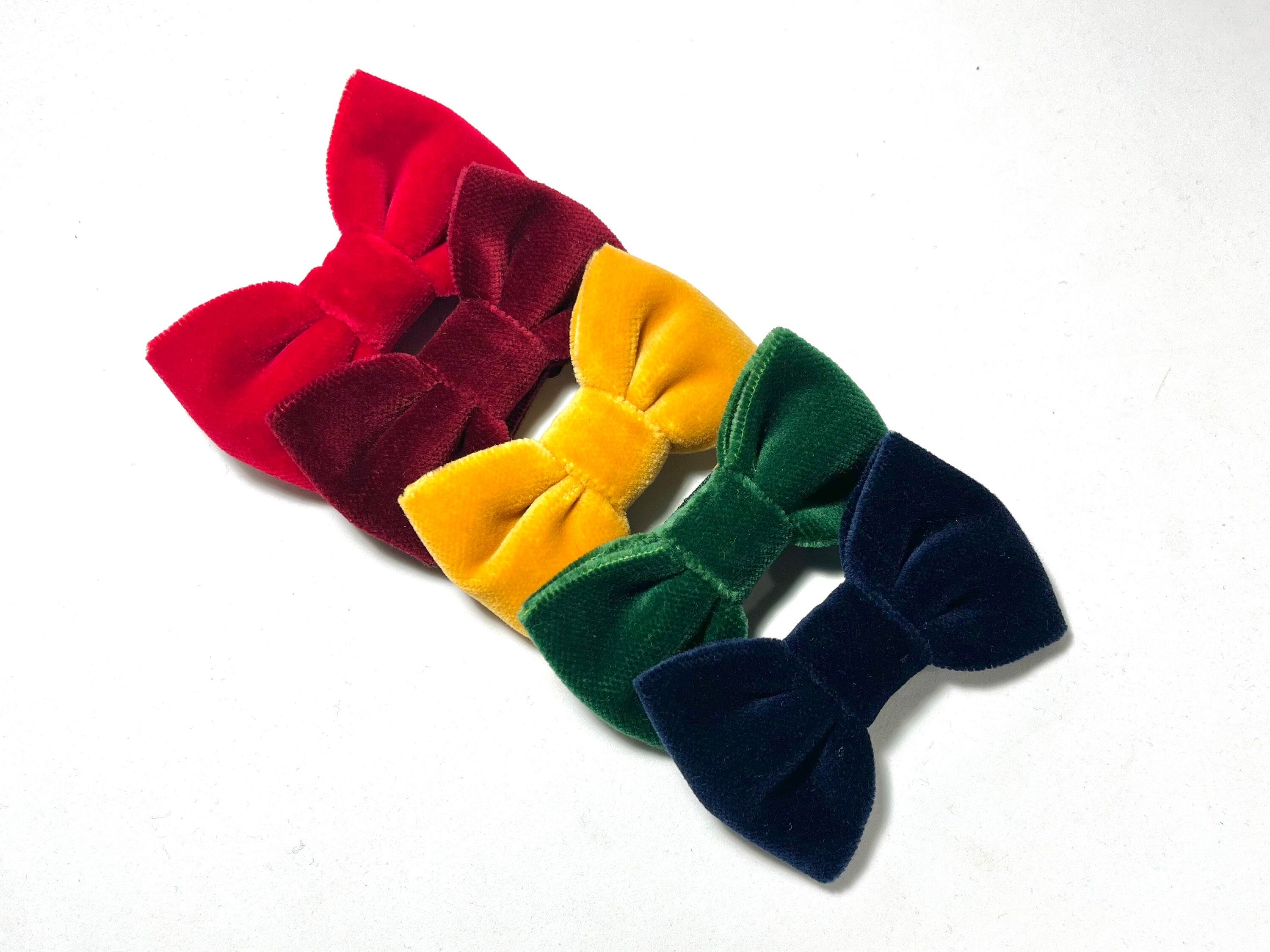 Papillon per bambino in velluto blu,rosso,verde,bordeaux,farfallino per bambini,vestito paggetto matrimonio,papillon neonato,regalo ragazzo