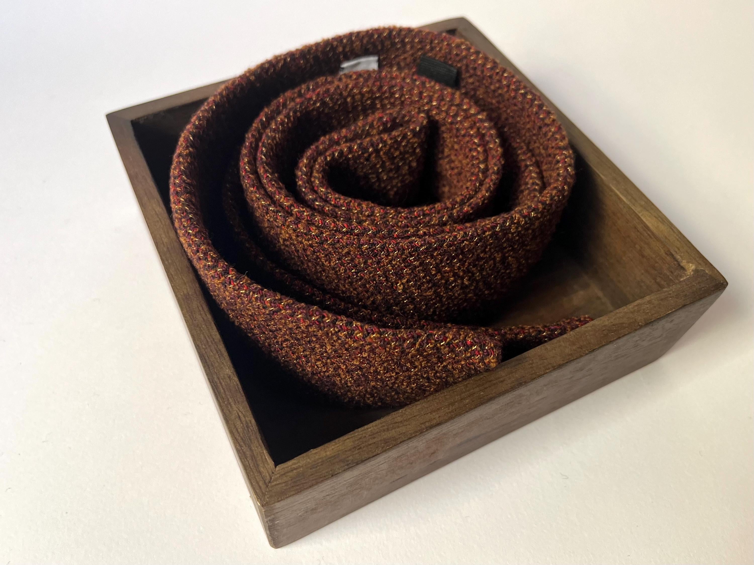 Cravatta in lana per uomo, cravatta invernale, cravatte uomo, idea regalo per lui, regalo uomo, cravatta sartoriale stile italiano,moda uomo