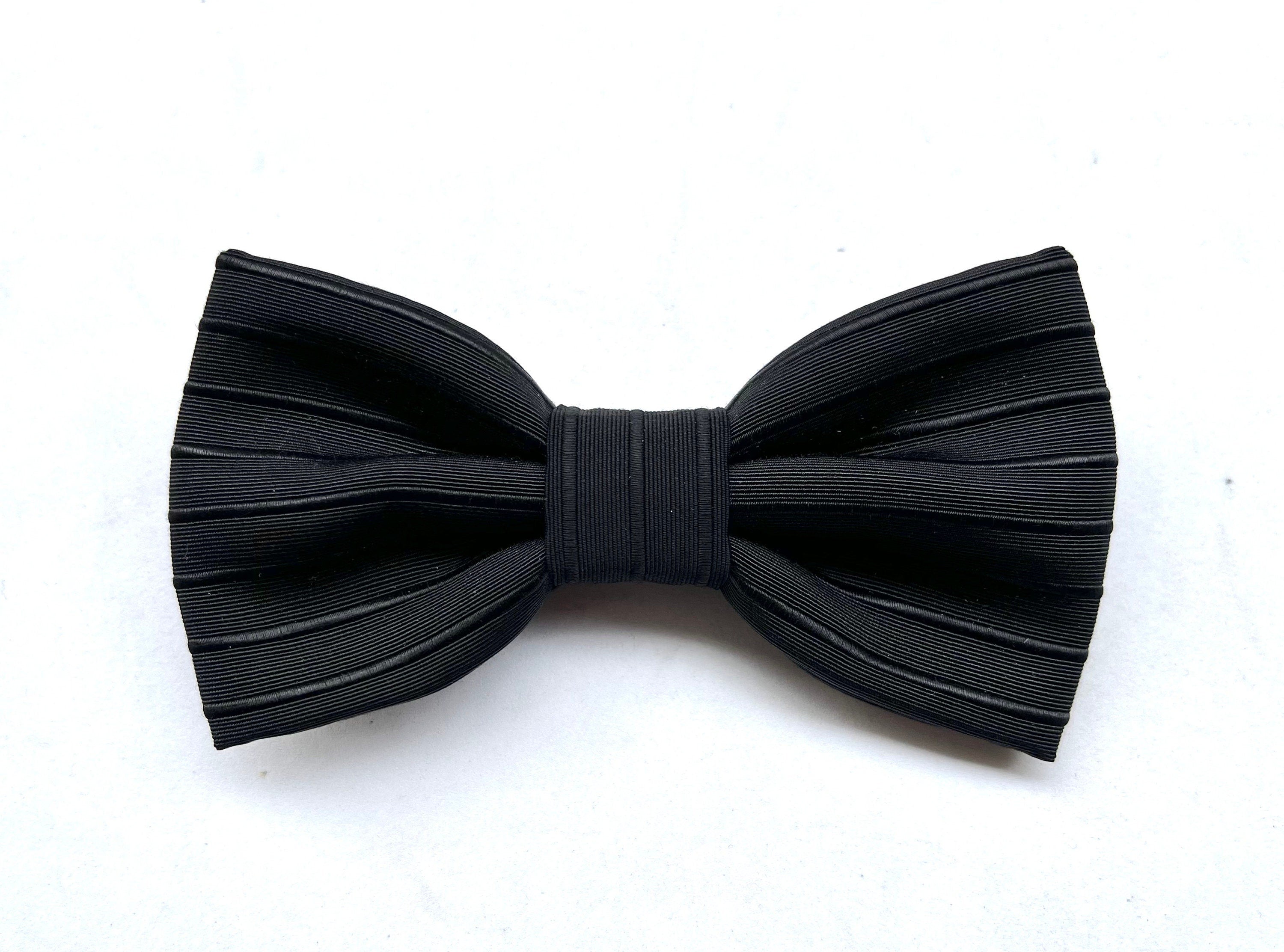 Papillon nero per sposo,Papillon elegante per cerimonia,papillon per sposo smoking,accessori per lo sposo,testimone di nozze,papillon uomo