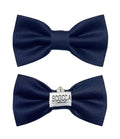 Nœud papillon bleu pour garçon, boutonnière pour col mao. Nœud papillon nouveau-né, boutonnière pour col mao, garçon d'honneur, baptême.