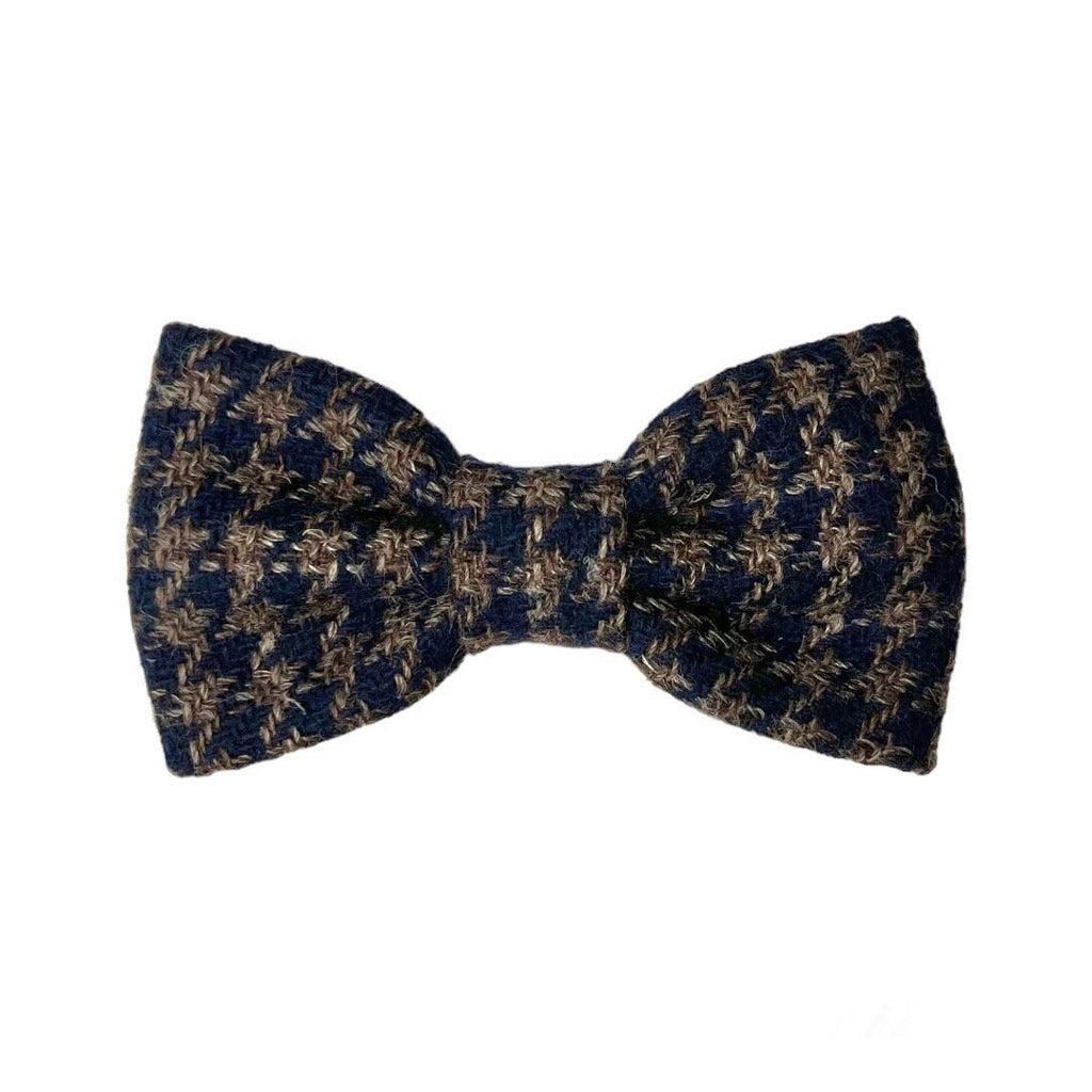Papillon per uomo blu in lana e velluto a coste, papillon invernale, matrimonio inverno 2024, sposo vintage, idea regalo per uomo, sposo