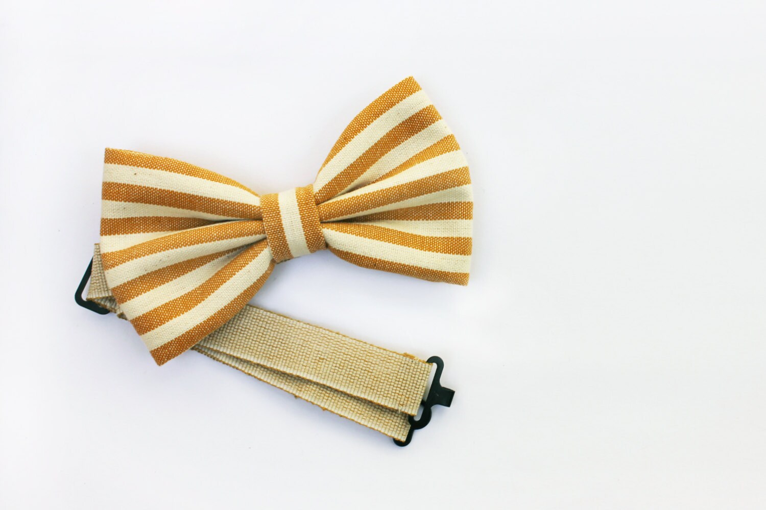 Papillon a righe per Uomo,giallo senape a strisce,tessuto di cotone,Cravatta Papillon per matrimonio,regalo per testimoni,matrimonio vintage