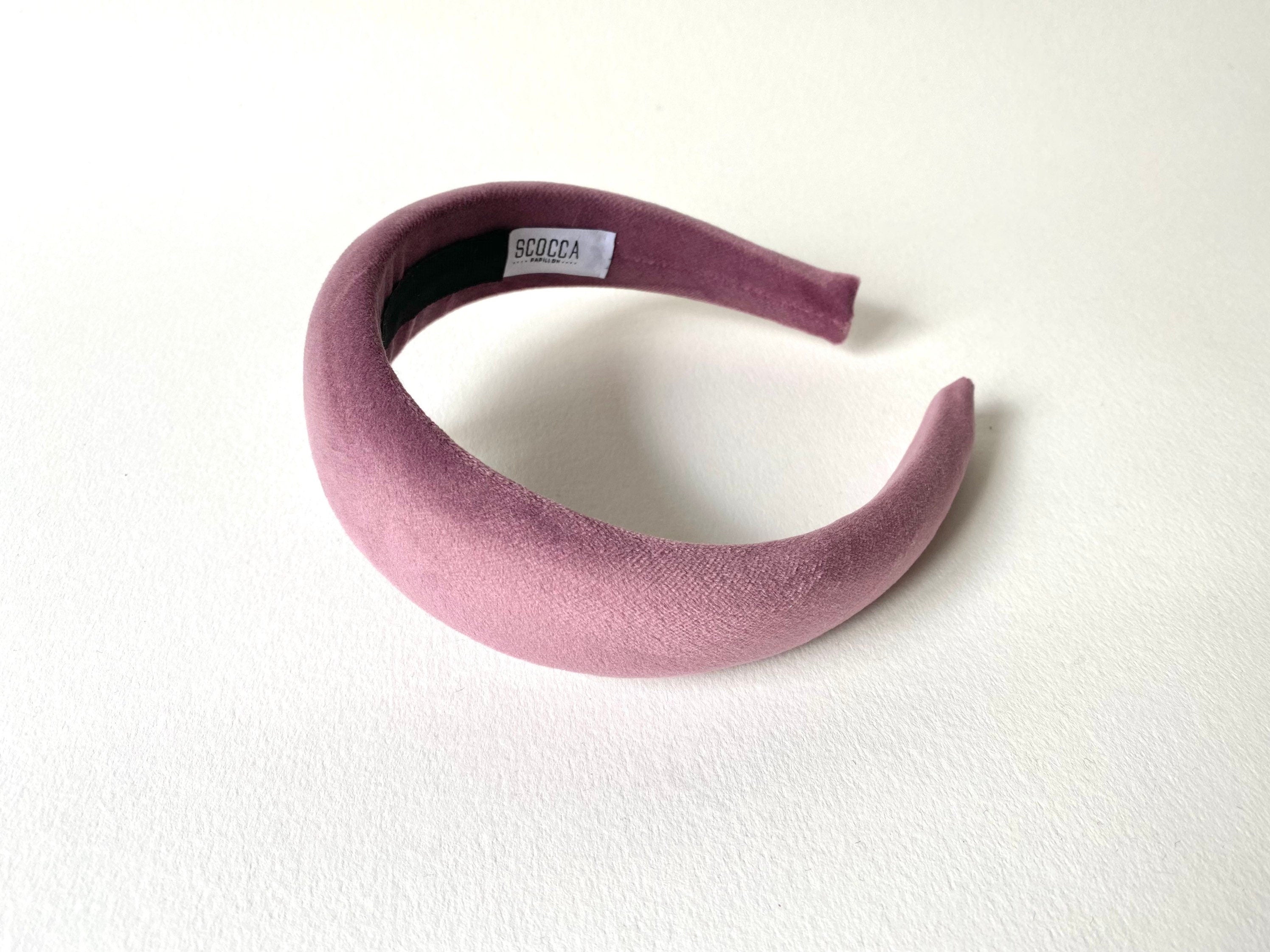 Cerchietto imbottito in velluto per donna. Cerchietto per capelli modello bombato, cerchietto donna in velluto,idea regalo per ragazza,mamma