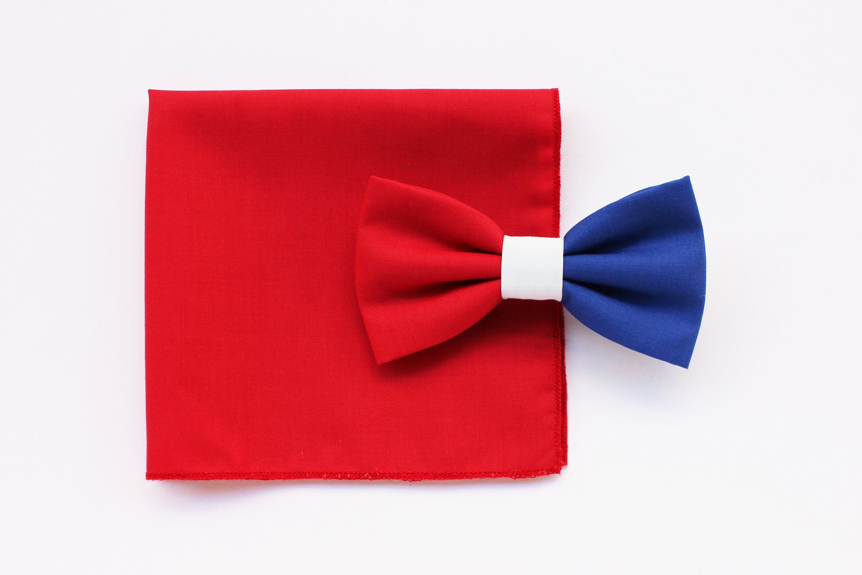 Papillon per uomo rosso,bianco e blu,farfallino casual, idea regalo per ragazzo,tricolore francese,idee regalo per lui,colori della Francia