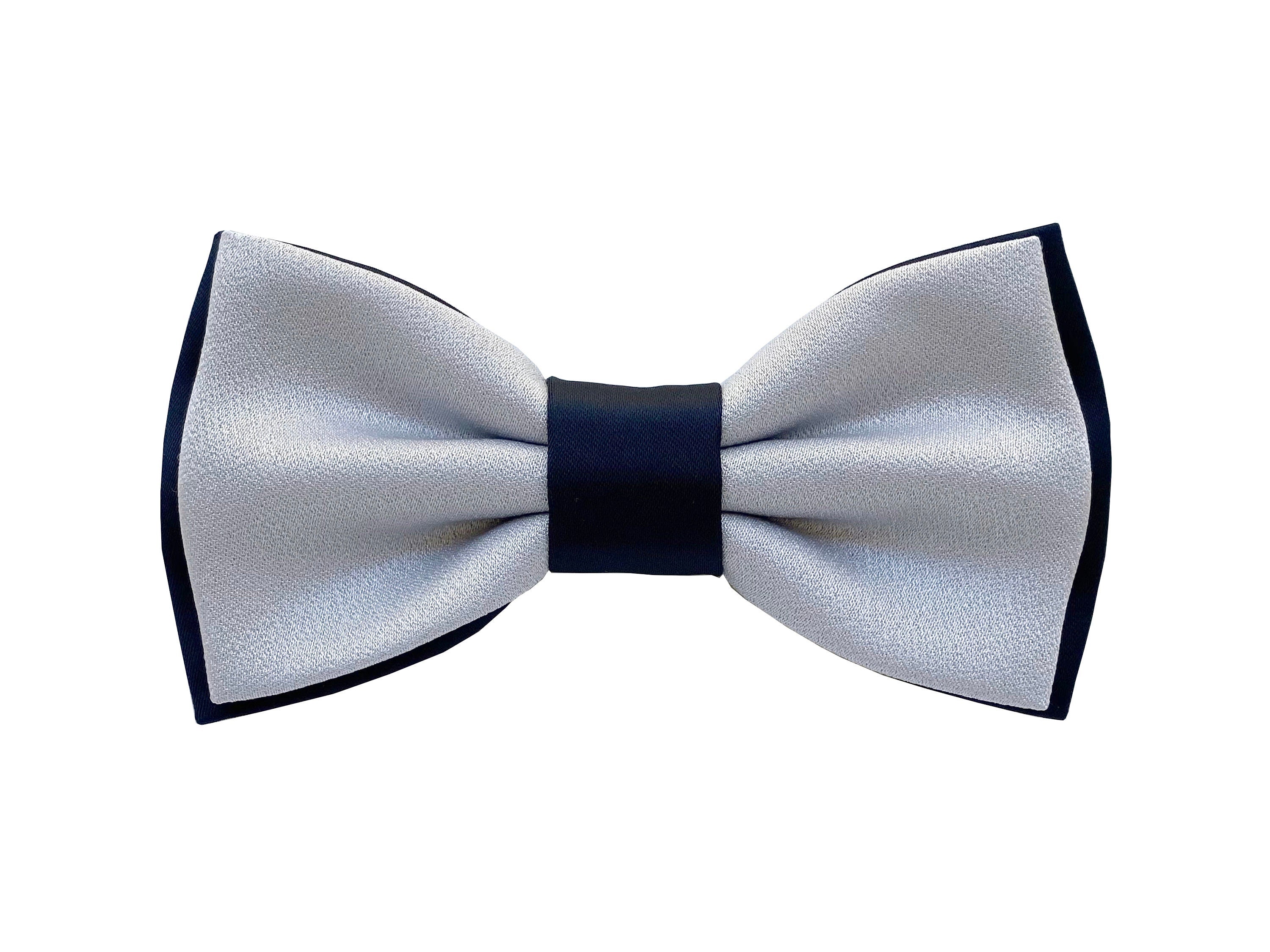 Papillon grigio e blu,papillon elegante per sposo cerimonia uomo 2025,papillon bicolore,farfallino uomo,accessori sposo cerimonia invernale