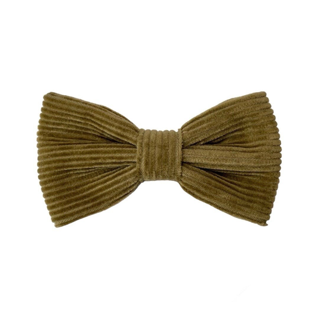 Papillon in lana principe di galles e velluto a coste, papillon invernale, matrimonio inverno 2024, sposo vintage, idea regalo per uomo