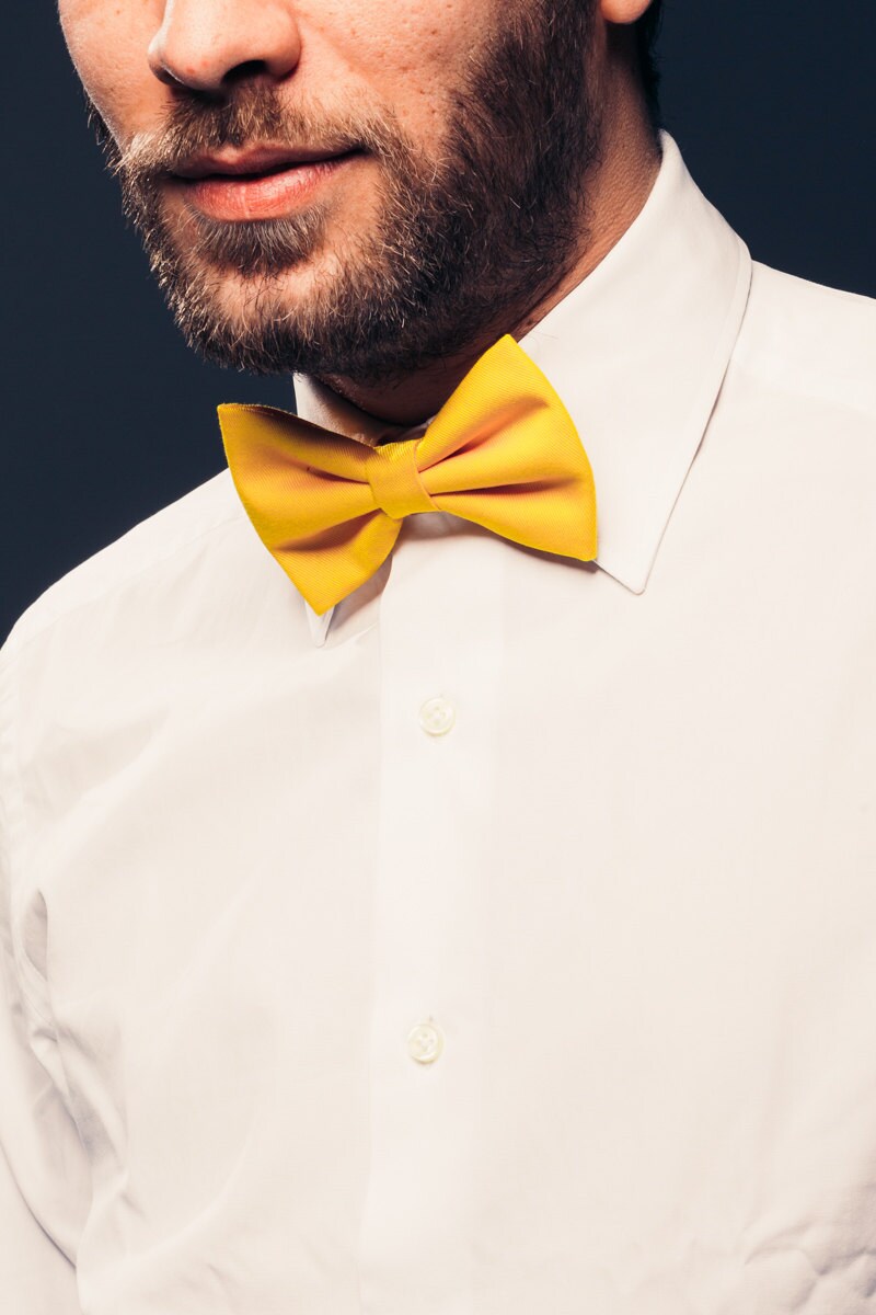 Papillon giallo fresia per uomo,cotone farfallino giallo,papillon per matrimonio,regalo per lui,nozze,accessori cerimonia,sposo,regalo uomo