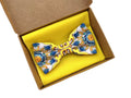Nœud papillon et pochette en majolique napolitaine pour homme, cérémonie du marié, mariage sicilien, mariage napolitain, cadeau pour témoins