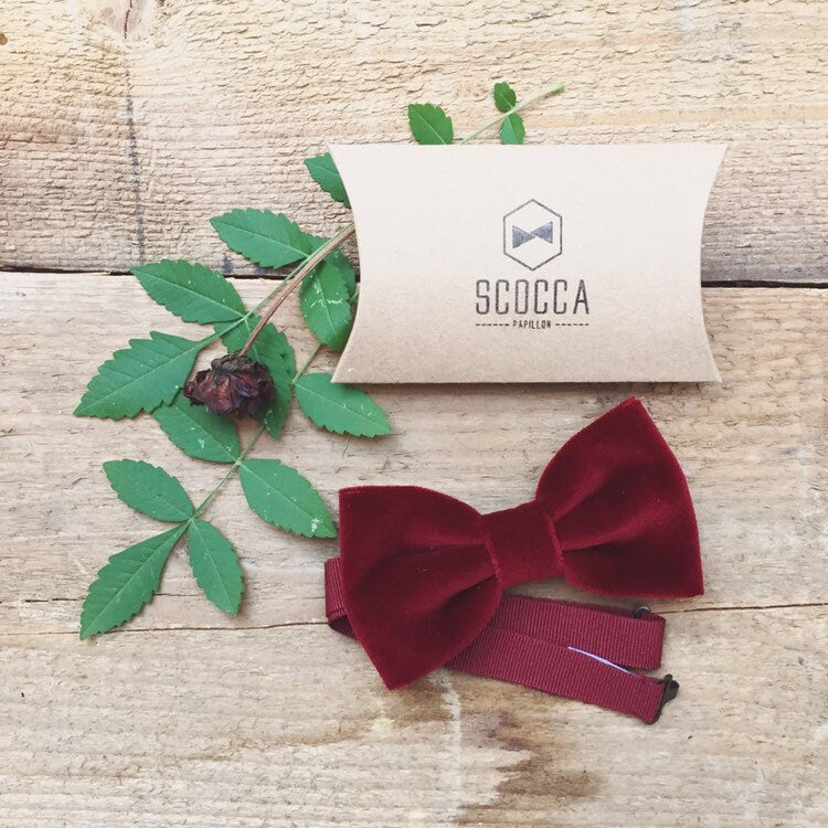 Papillon velluto bordeaux,idea regalo per lui,accessori per uomo,regalo uomo,sposo matrimonio inverno 2025,idee regalo uomo,smoking uomo