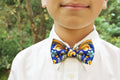 Nœud papillon en majolique de Caltagirone pour enfants, nœud papillon garçon d'honneur pour cérémonies, accessoires bleus pour bébés et nouveau-nés, bébés, garçons, majolique sicilienne
