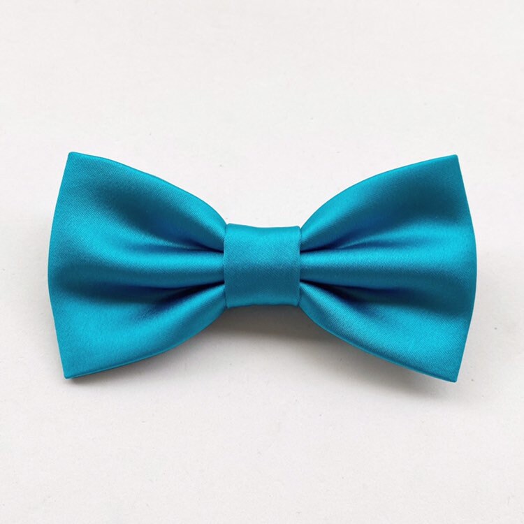 Papillon per uomo color turchese ottanio, farfallino per lo sposo,regalo per lui,testimoni sposo,papillon blu per cerimonia elegante sposo