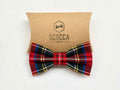 Papillon per uomo in tartan rosso, papillon scozzese, idea regalo per uomo, accessori maschili, regali per uomo, regalo per lui, per papà