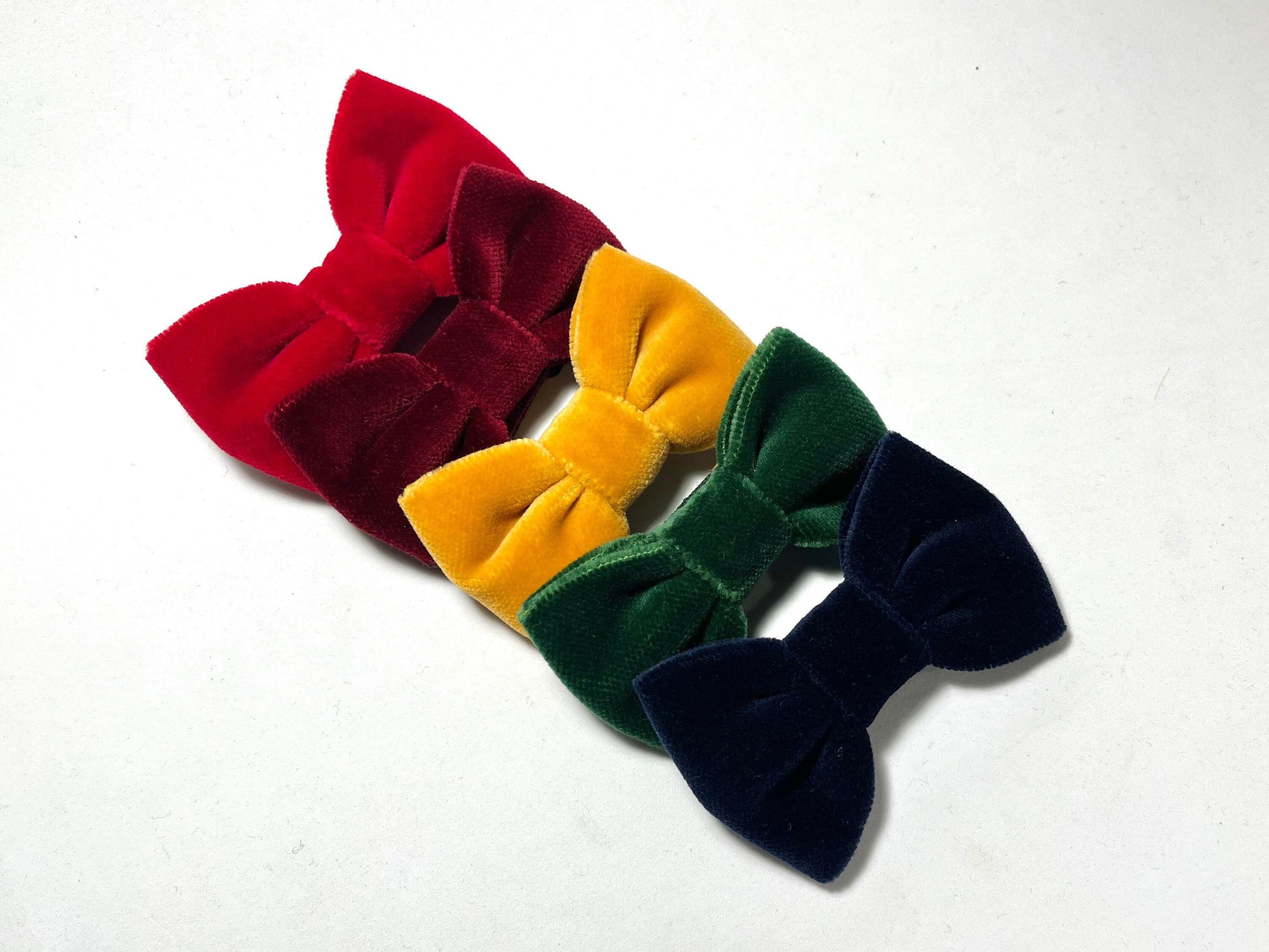 Papillon per bambino in velluto blu,rosso,verde,bordeaux,farfallino per bambini,vestito paggetto matrimonio,papillon neonato,regalo ragazzo