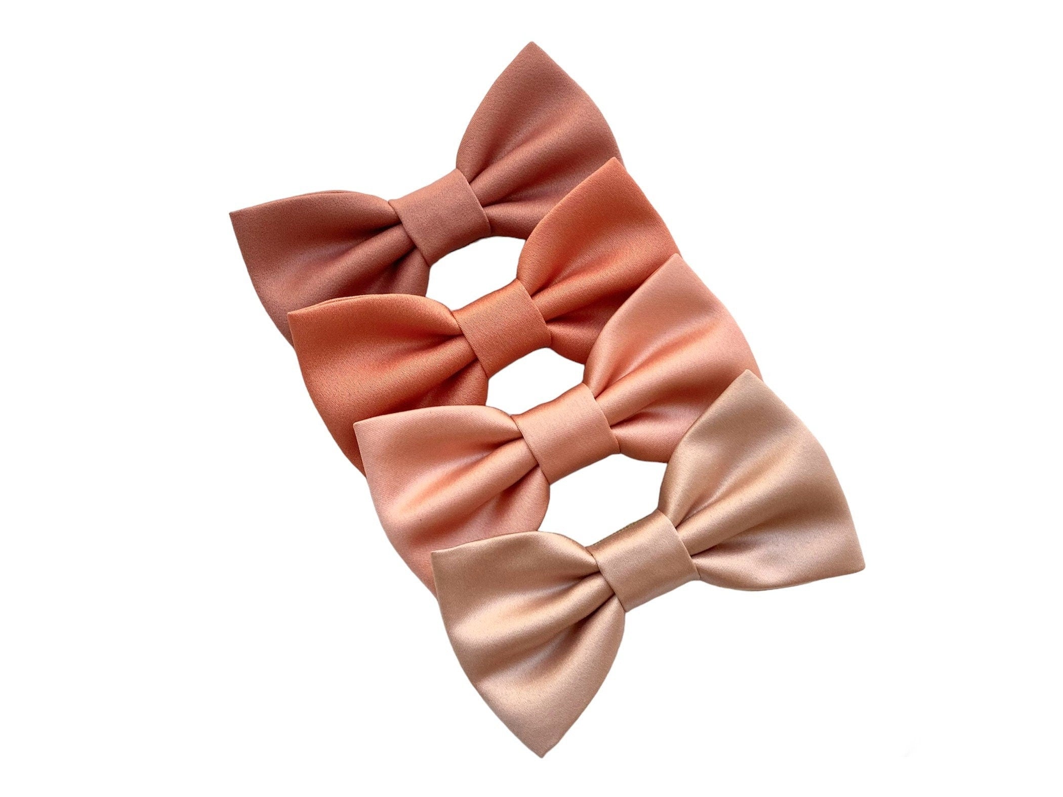 Peach Fuzz Papillon rasone per uomo, cerimonia sposo 2025,uomo elegante, regalo per lui, papillon pesca, testimone di nozze 2025,rosa antico
