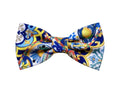 Papillon per uomo stile siciliano maiolica, papillon cerimonia, idea regalo per testimone di nozze,matrimonio stile siciliano,maiolica blu