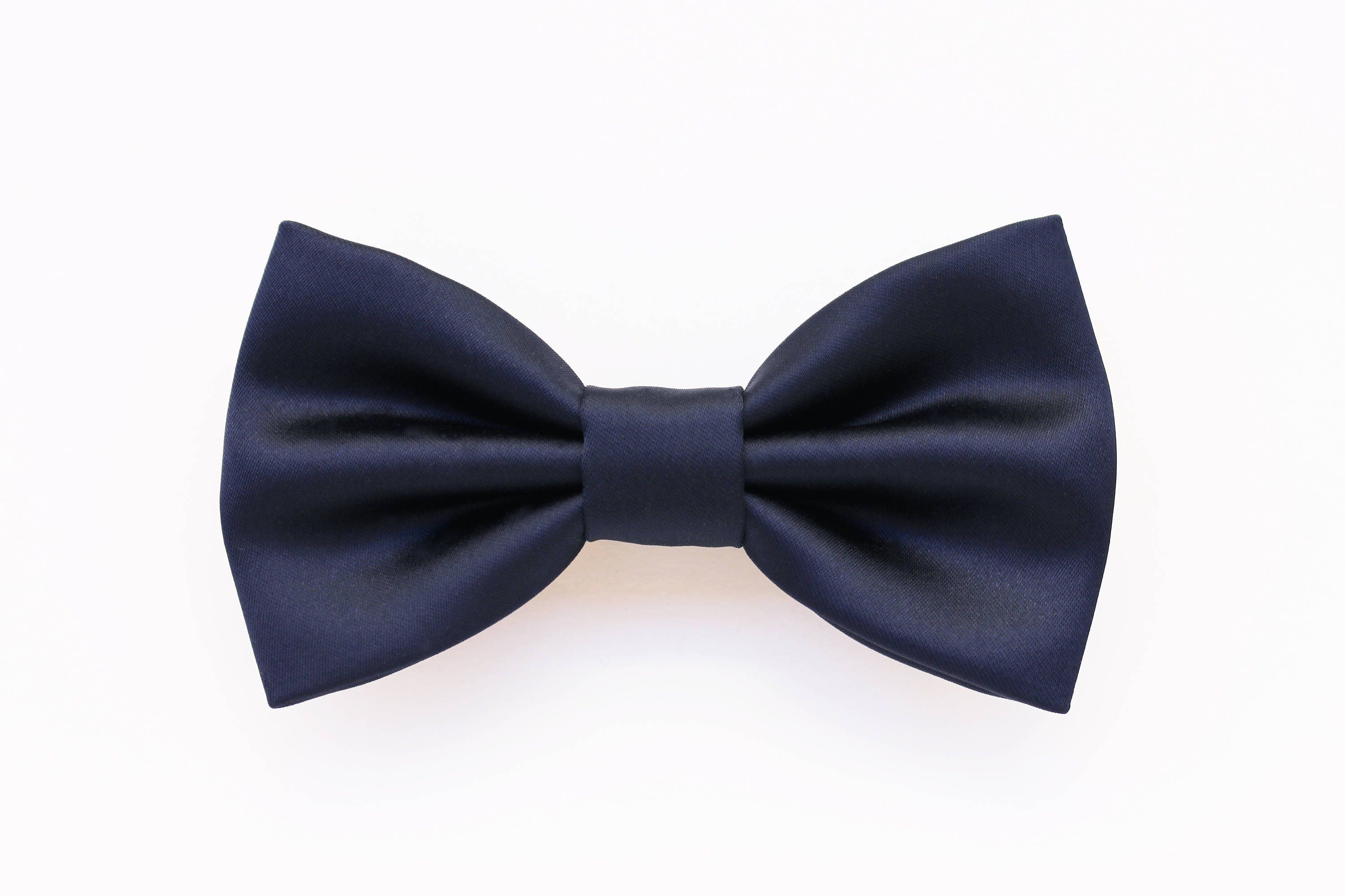 Papillon per uomo blu notte, papillon elegante per sposo, farfallino uomo, papillon testimoni di nozze, cerimonia elegante classico smoking