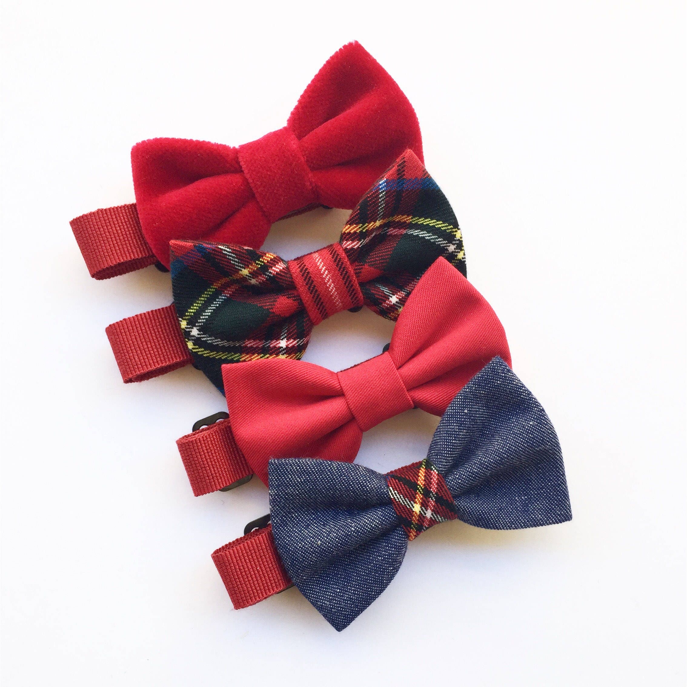 Papillon per bambino rosso,velluto,cotone,tartan,jeans,farfallini per bambini,idea regalo per bimbo,neonato,paggetto matrimonio inverno 2024