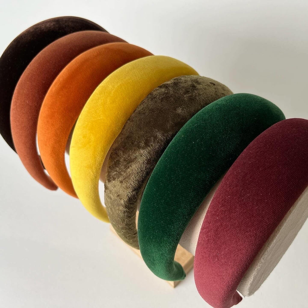 Cerchietto in velluto per donna e ragazza, autunno armocromia, cerchietto per capelli bombato,cerchietto idea regalo per donna,mamma,ragazza