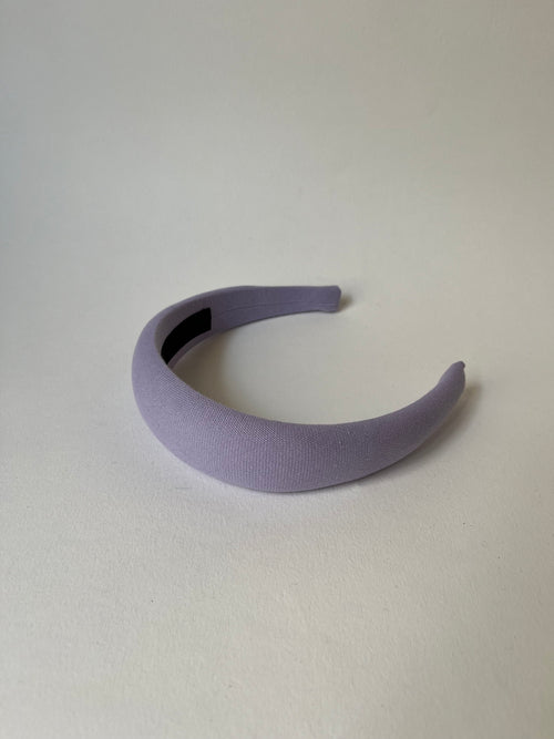 Bandeau en coton pour femme, harmonie de couleurs estivales. Serre-tête incurvé, idée cadeau féminine.