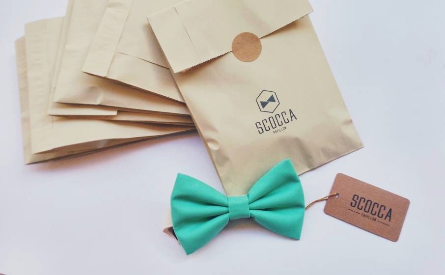 Papillon e fazzoletto per Uomo, verde menta pastello,primavera estate 2020, papillon e pochette coordinato,regalo testimoni sposo, per lui