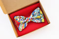 Nœud papillon et pochette style sicilien, motif décoration charrette sicilienne, mariage style sicilien, idée cadeau homme, accessoires siciliens pour jeunes mariés