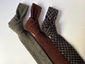 Cravate en laine pour homme, cravate d'hiver, cravates pour hommes, idée cadeau pour lui, cadeau homme, cravate sur mesure à l'italienne, mode homme