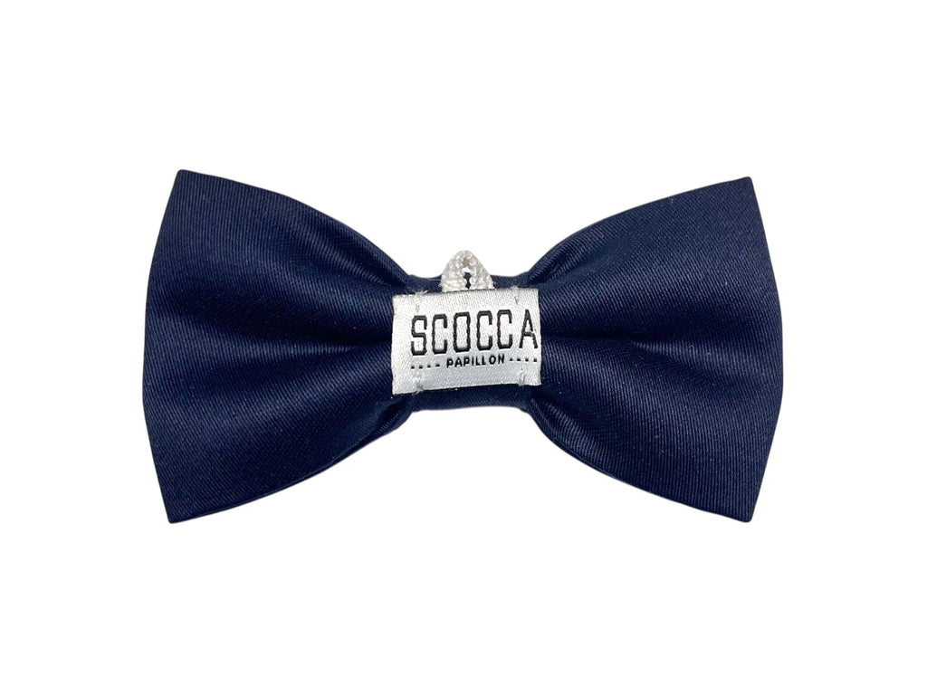 Papillon blu per bambino, attacco per bottone camicia coreana. Papillon per neonato, asola per coreana, paggetto matrimonio, battesimo