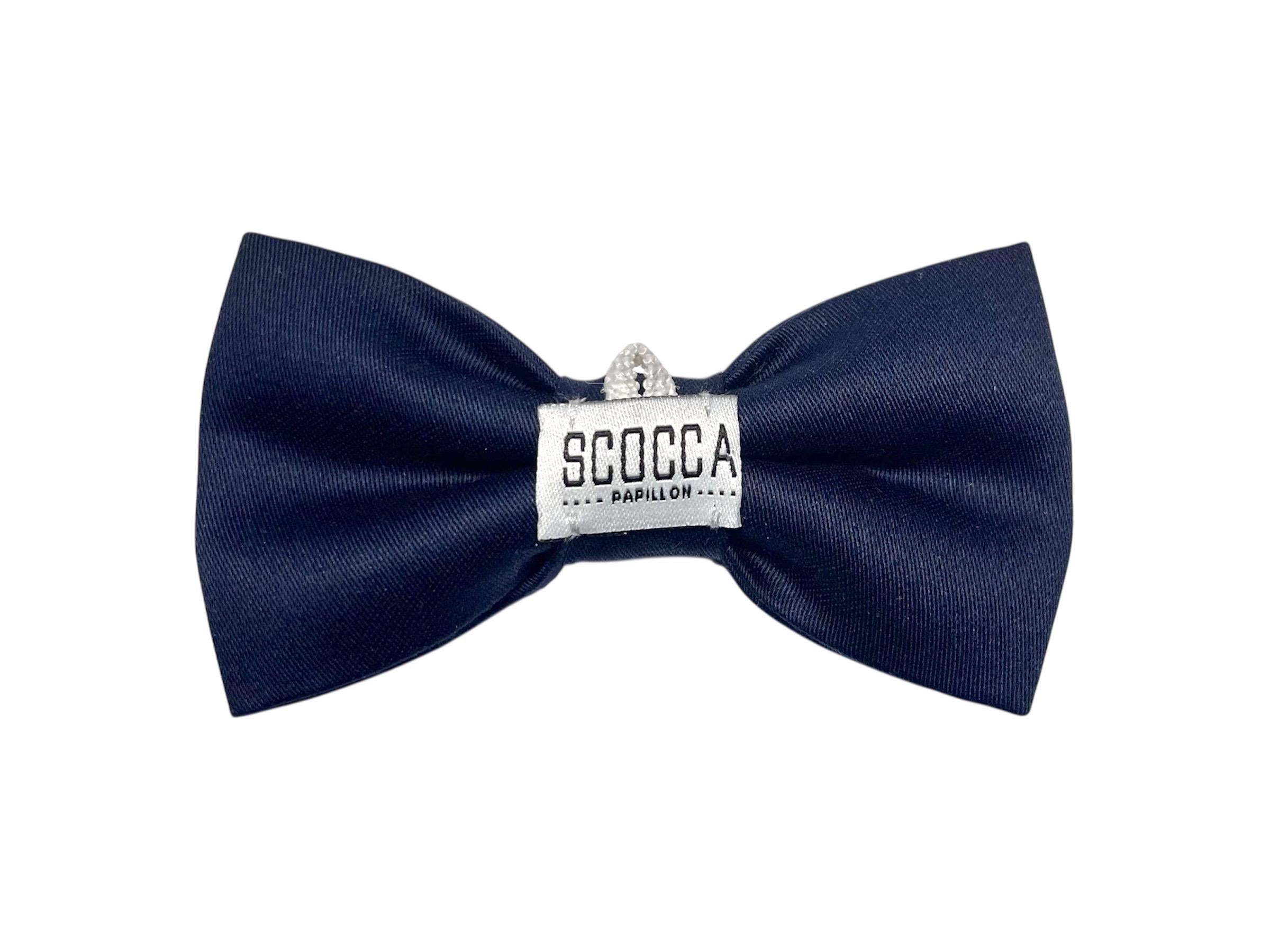 Papillon blu per bambino, attacco per bottone camicia coreana. Papillon per neonato, asola per coreana, paggetto matrimonio, battesimo